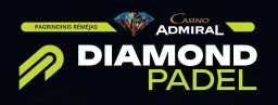 Diamond Padel pagrindinis rėmėjas Casino Admiral 